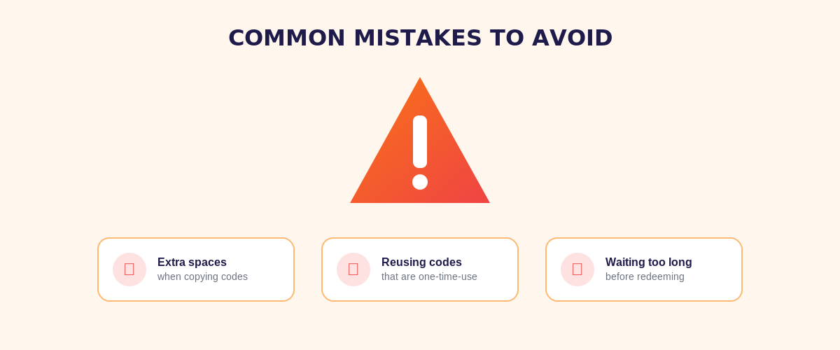 Common Mistakes