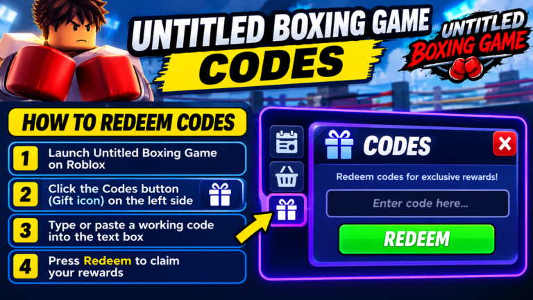 untitled boxing game codes