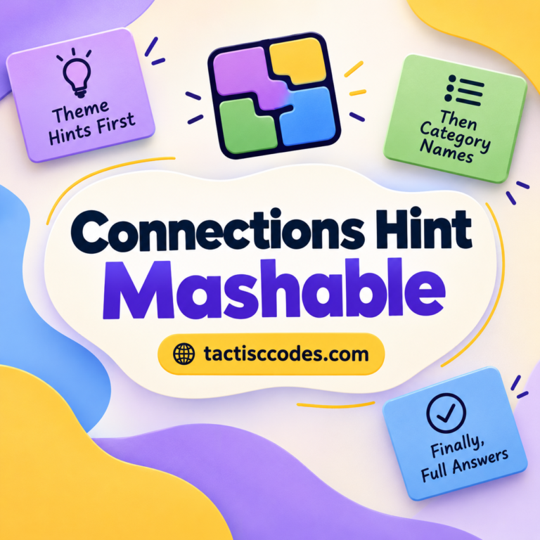Connections Hint Mashable